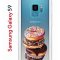 Чехол-накладка Samsung Galaxy S9  (580669) Kruche PRINT Donuts
