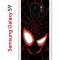Чехол-накладка Samsung Galaxy S9  (580669) Kruche PRINT Человек-Паук черный
