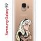 Чехол-накладка Samsung Galaxy S9 Kruche Print Tattoo Girl