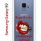 Чехол-накладка Samsung Galaxy S9 Kruche Print Red lipstick