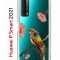 Чехол-накладка Huawei P Smart 2021 (594564) Kruche PRINT Колибри