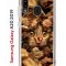 Чехол-накладка Samsung Galaxy A20 2019 (580663) Kruche PRINT Котик с рыбками
