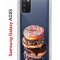 Чехол-накладка Samsung Galaxy A02s (594636) Kruche PRINT Donuts