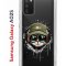 Чехол-накладка Samsung Galaxy A02s (594636) Kruche PRINT Кот в наушниках