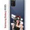 Чехол-накладка Samsung Galaxy A02s (594636) Kruche PRINT Фэшн леди