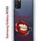 Чехол-накладка Samsung Galaxy A02s (594636) Kruche PRINT Red lipstick