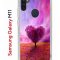 Чехол-накладка Samsung Galaxy M11/A11 Kruche Print Pink heart