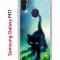 Чехол-накладка Samsung Galaxy M11/A11 Kruche Print Черный кот