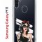 Чехол-накладка Samsung Galaxy M11/A11 Kruche Print Фэшн леди
