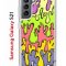 Чехол-накладка Samsung Galaxy S21 (594685) Kruche PRINT Абстракция Капли