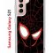 Чехол-накладка Samsung Galaxy S21 (594685) Kruche PRINT Человек-Паук черный