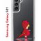 Чехол-накладка Samsung Galaxy S21 (594685) Kruche PRINT Девочка с зонтом