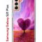 Чехол-накладка Samsung Galaxy S21 Plus Kruche Print Pink heart