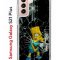 Чехол-накладка Samsung Galaxy S21 Plus (594681) Kruche PRINT Барт Симпсон