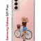 Чехол-накладка Samsung Galaxy S21 Plus Kruche Print Велосипедная прогулка