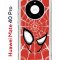 Чехол-накладка Huawei Mate 40 Pro (593961) Kruche PRINT Человек-Паук красный