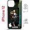 Чехол-накладка Apple iPhone 12  (598927) Kruche PRINT Кавех Геншин