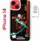Чехол-накладка Apple iPhone 14  (625959) Kruche PRINT Казуха Геншин