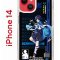 Чехол-накладка Apple iPhone 14  (625957) Kruche PRINT Странник Геншин