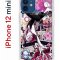 Чехол-накладка iPhone 12 mini Kruche Print Гвен Человек-Паук