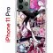 Чехол-накладка iPhone 11 Pro Kruche Print Гвен Человек-Паук