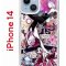 Чехол-накладка iPhone 14 Kruche Print Гвен Человек-Паук