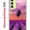 Чехол-накладка Samsung Galaxy A34 5G (637294) Kruche PRINT Лавандовый рай