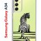 Чехол-накладка Samsung Galaxy A34 5G (637294) Kruche PRINT Tiger