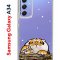Чехол-накладка Samsung Galaxy A34 5G (637294) Kruche PRINT тигр первый снег