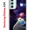 Чехол-накладка Samsung Galaxy A34 5G (637294) Kruche PRINT Мотылёк