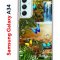 Чехол-накладка Samsung Galaxy A34 5G (637294) Kruche PRINT Водопад