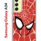 Чехол-накладка Samsung Galaxy A34 5G (637294) Kruche PRINT Человек-Паук красный