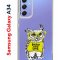 Чехол-накладка Samsung Galaxy A34 5G (637294) Kruche PRINT Сова в очках