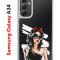 Чехол-накладка Samsung Galaxy A34 5G (637294) Kruche PRINT Фэшн леди