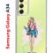 Чехол-накладка Samsung Galaxy A34 5G (637294) Kruche PRINT Fashion Girl