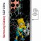 Чехол-накладка Samsung Galaxy S22 Ultra Kruche Magnet Print Барт Симпсон