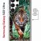Чехол-накладка Samsung Galaxy S22 Ultra (634252) Kruche PRINT Крадущийся тигр