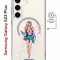 Чехол-накладка Samsung Galaxy S23 Plus Kruche Magnet Print Fashion Girl