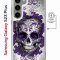 Чехол-накладка Samsung Galaxy S23 Plus Kruche Magnet Print Sugar Skull