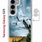 Чехол-накладка Samsung Galaxy S23 (634253) Kruche PRINT Журавли