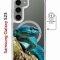 Чехол-накладка Samsung Galaxy S23 (634253) Kruche PRINT Змея