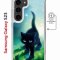 Чехол-накладка Samsung Galaxy S23 (634253) Kruche PRINT Черный кот