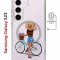 Чехол-накладка Samsung Galaxy S23 (634253) Kruche PRINT Велосипедная прогулка