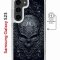 Чехол-накладка Samsung Galaxy S23 (634253) Kruche PRINT Череп техно