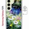 Чехол-накладка Samsung Galaxy S23 Kruche Magnet Print Ромашки у ручья