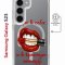 Чехол-накладка Samsung Galaxy S23 (634253) Kruche PRINT Red lipstick