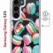 Чехол-накладка Samsung Galaxy S23 Kruche Magnet Print Макарон