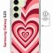 Чехол-накладка Samsung Galaxy S23 (634253) Kruche PRINT Сердце