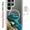 Чехол-накладка Samsung Galaxy S23 Ultra Kruche Magnet Print Змея