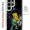 Чехол-накладка Samsung Galaxy S23 Ultra Kruche Magnet Print Барт Симпсон